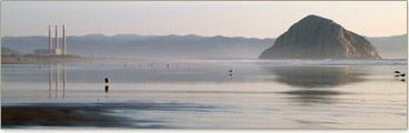 Morro Rock from the beach